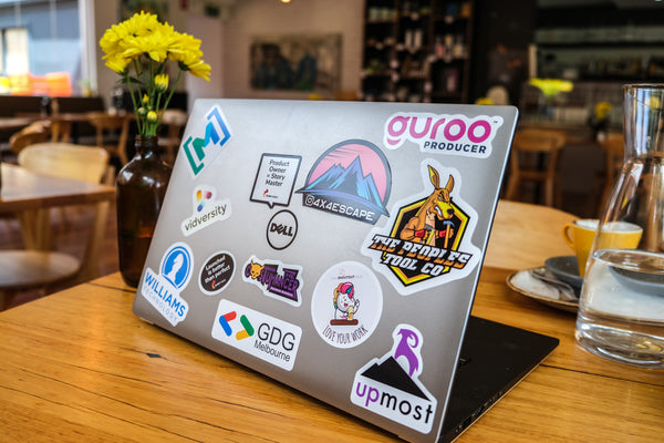 Startup Computer Sticker 3 Most Popular Stickers For Laptop Promo & Startups - Stickeroo