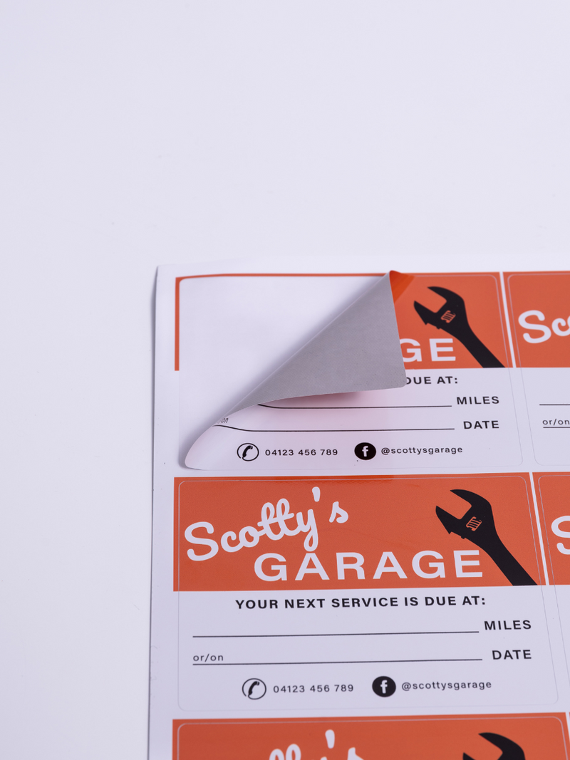 Rectangle Sheet Labels - High Tack