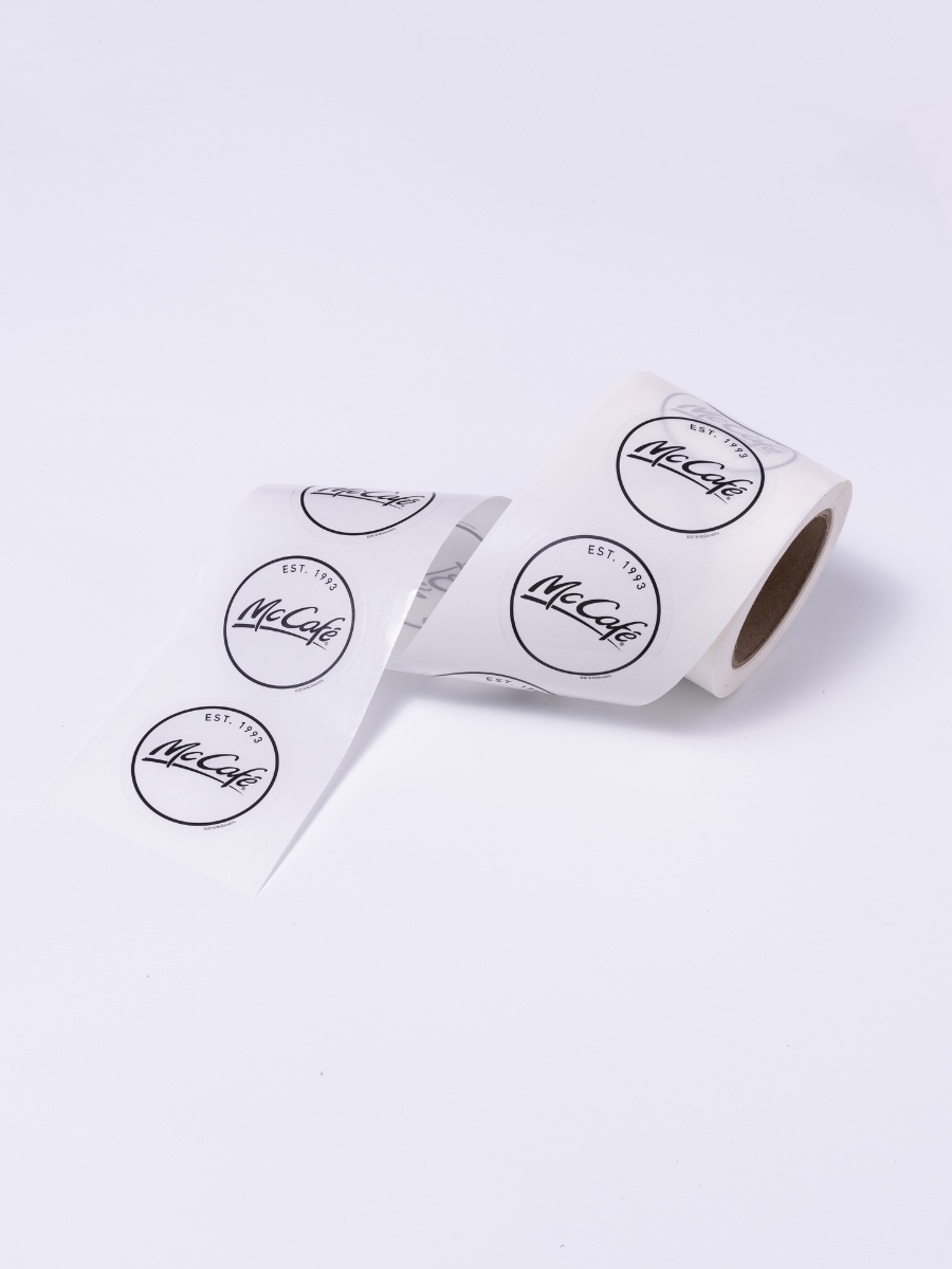 Circle Roll Labels - Clear