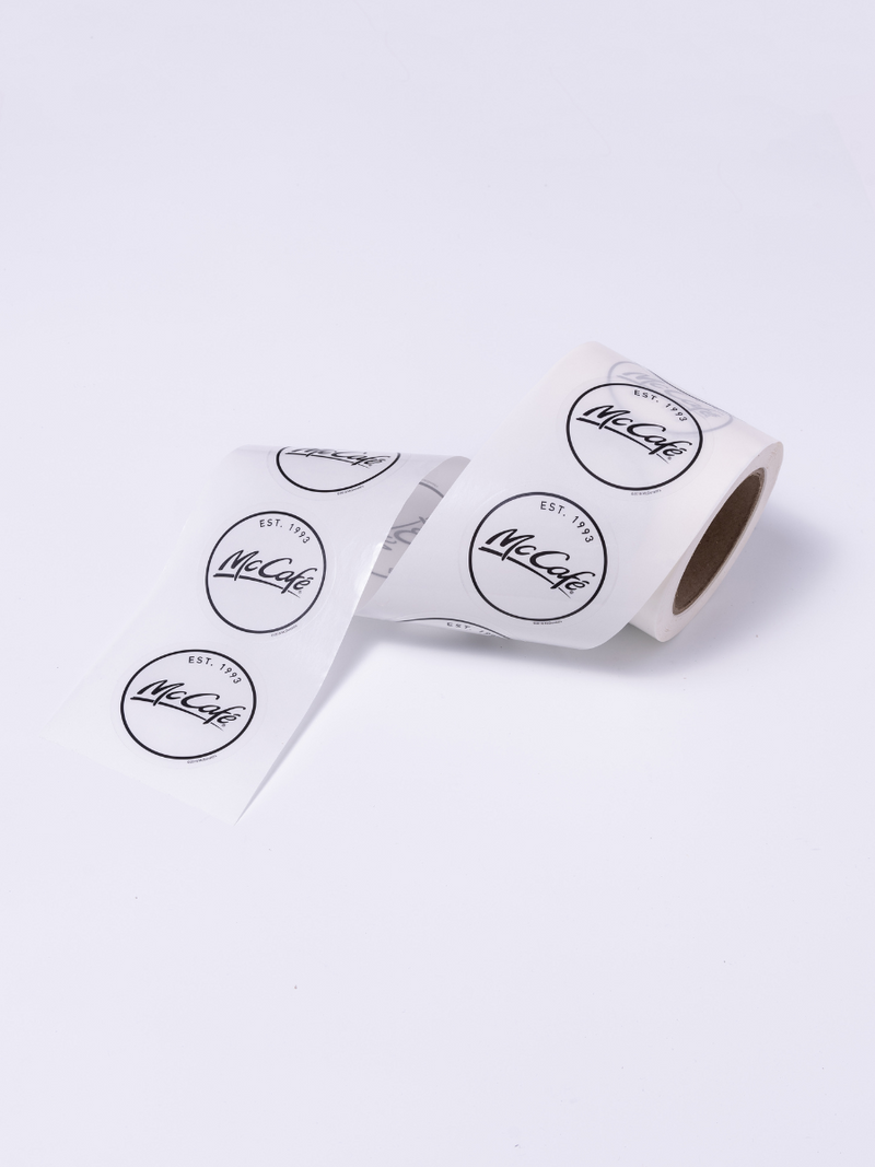 Circle Roll Labels - Clear