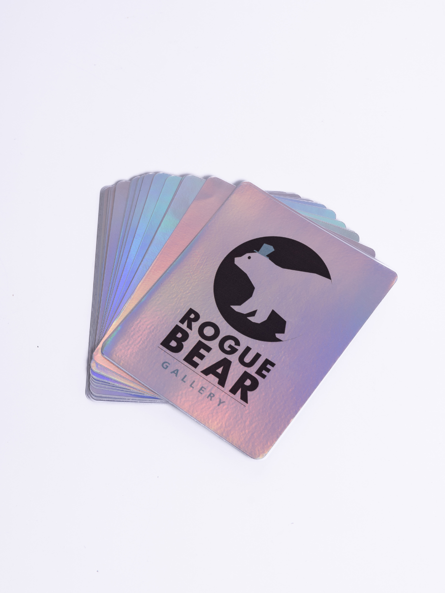 Custom Rectangle Stickers - Holographic