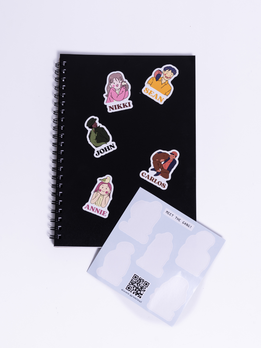 Custom Sticker Sheets - Promotional Laminated White Vinyl