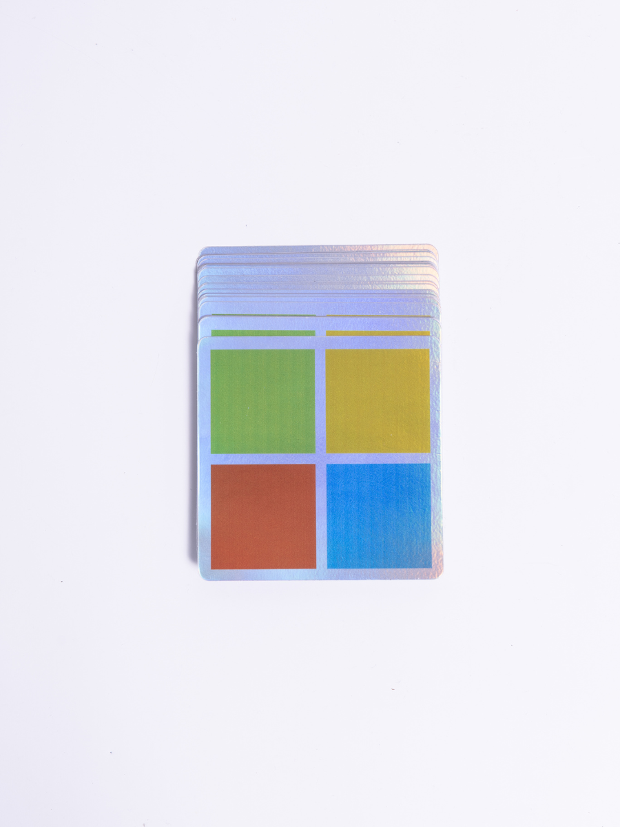Custom Square Stickers - Holographic