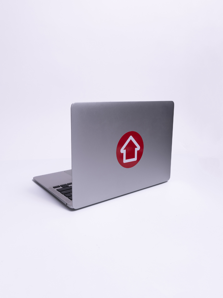 Custom Circle Stickers - Premium Laminated White Vinyl