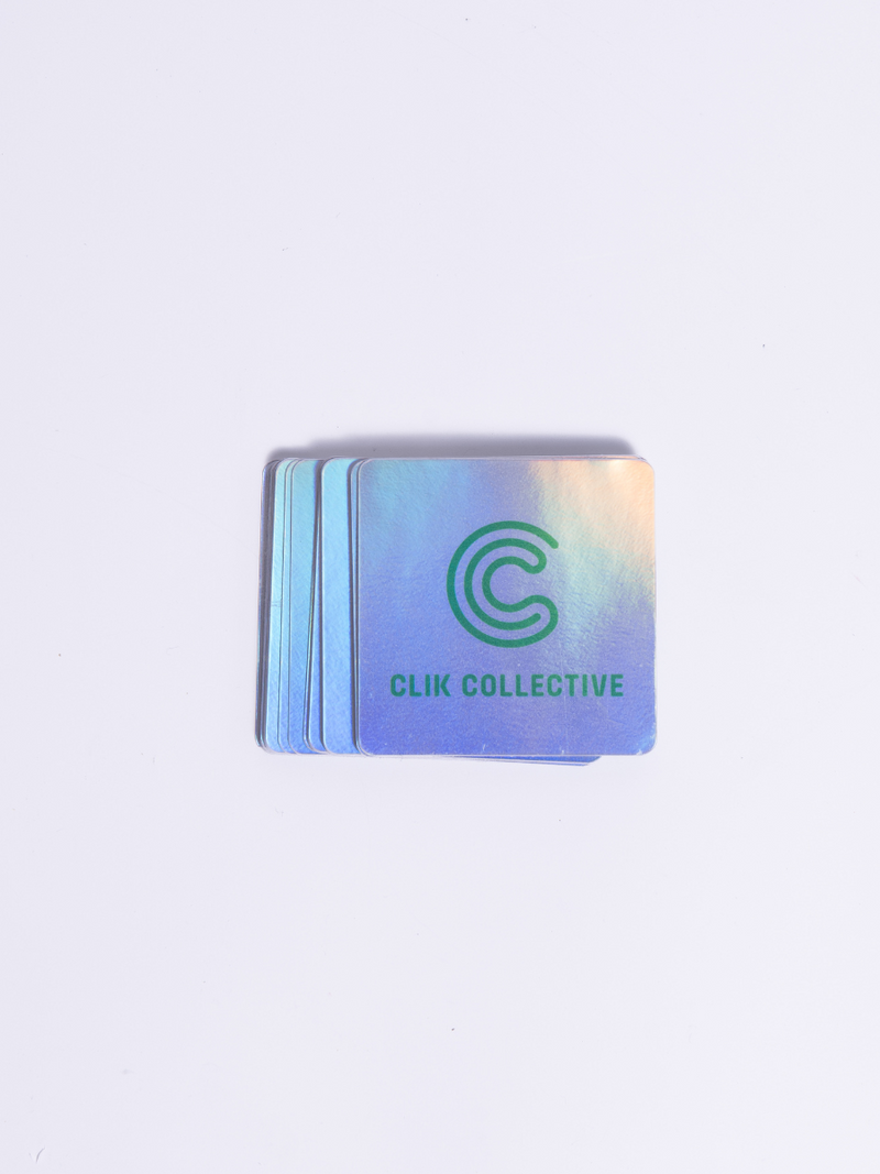 Custom Square Stickers - Holographic