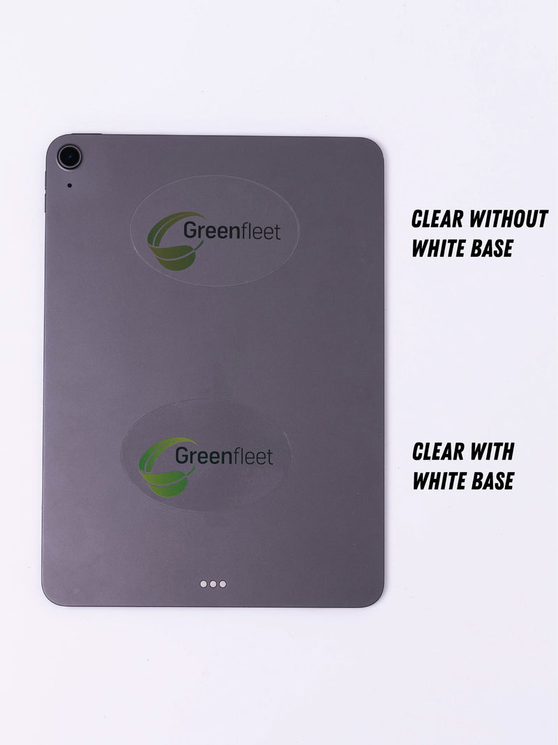 Custom Rectangle Stickers - Clear