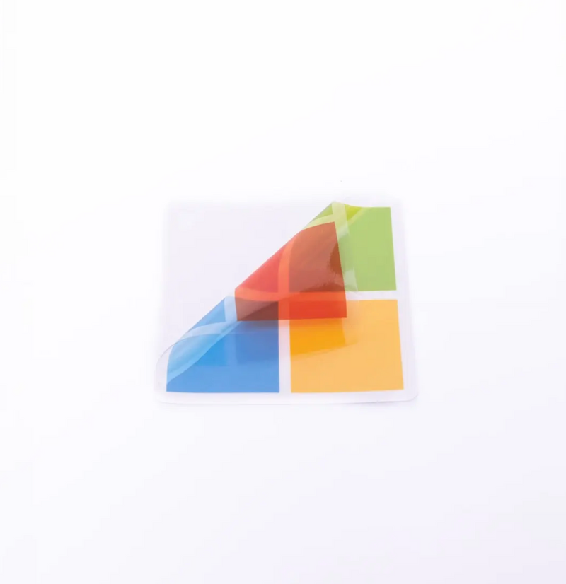 Square Sheet Labels - Clear