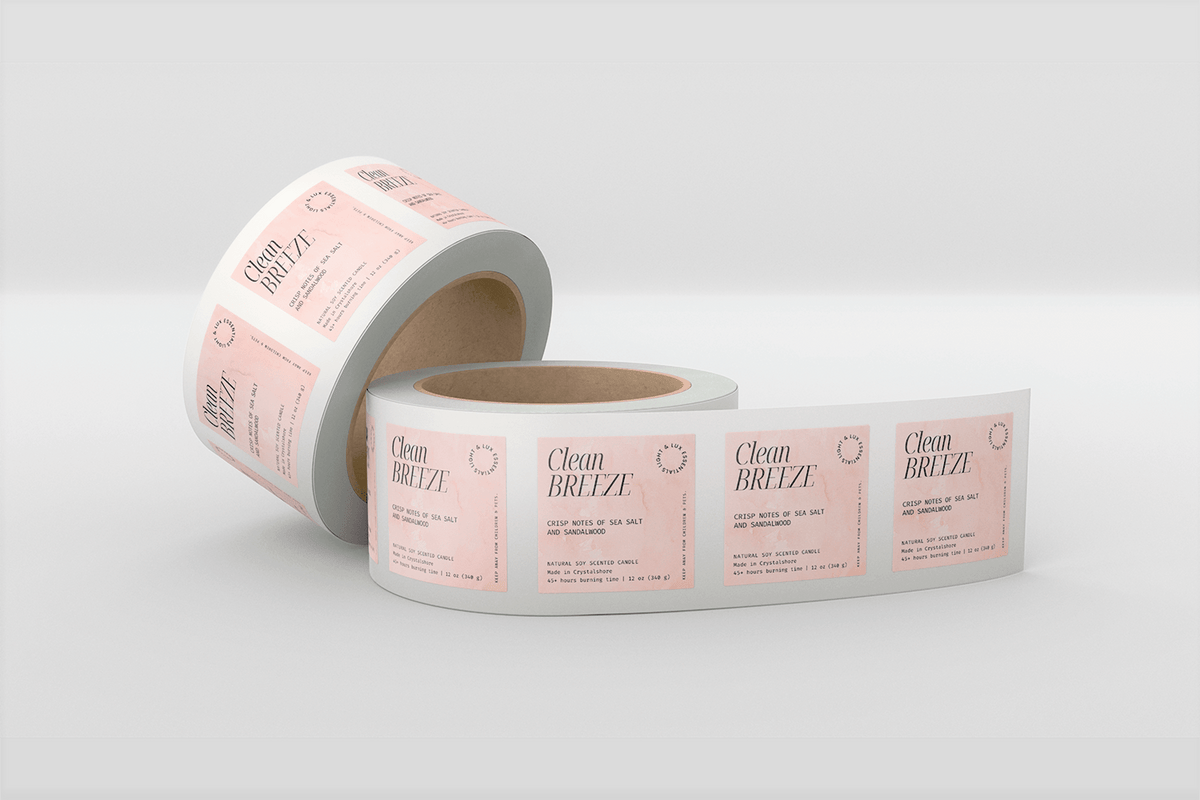 Square Roll Labels