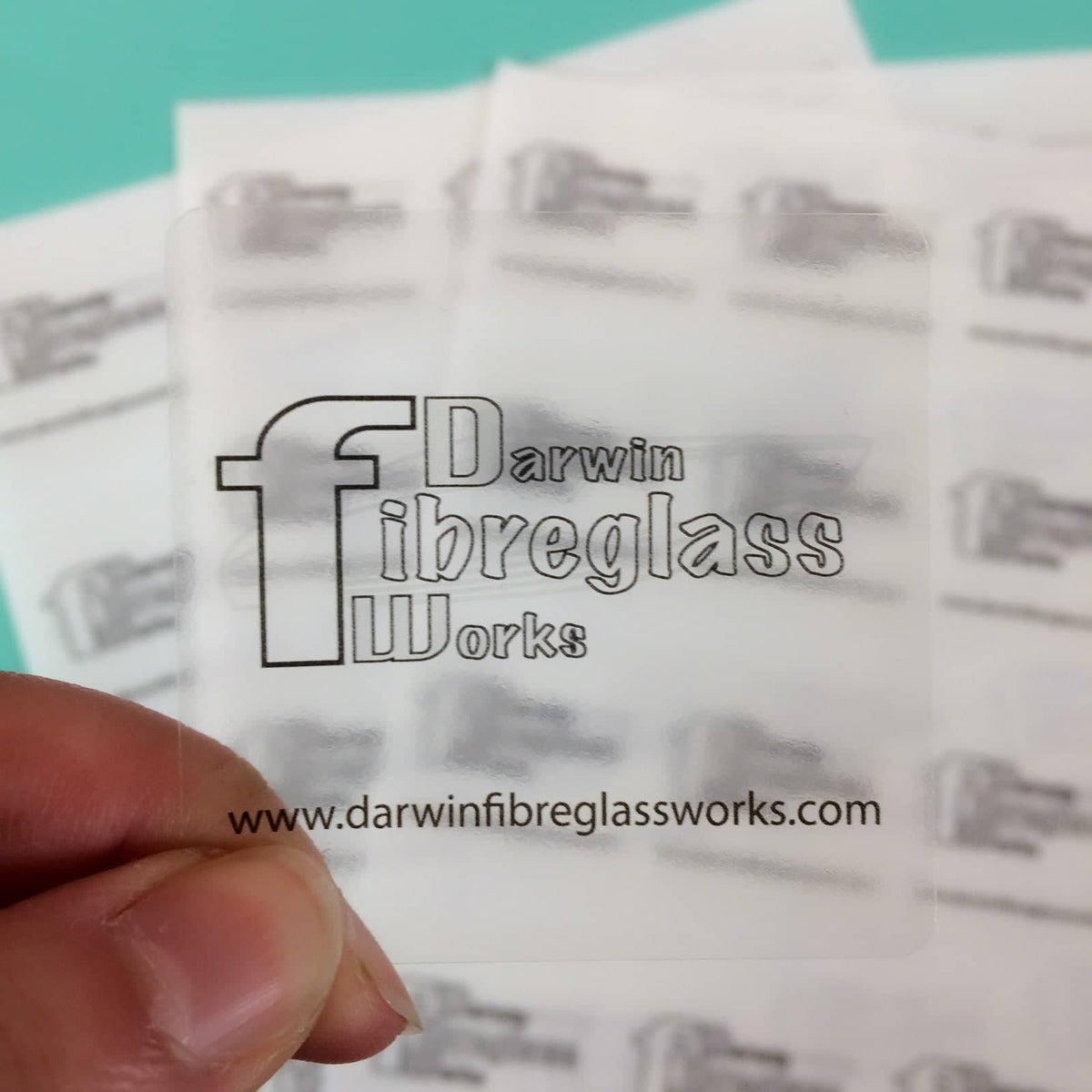 Clear Sticker Sheet Labels