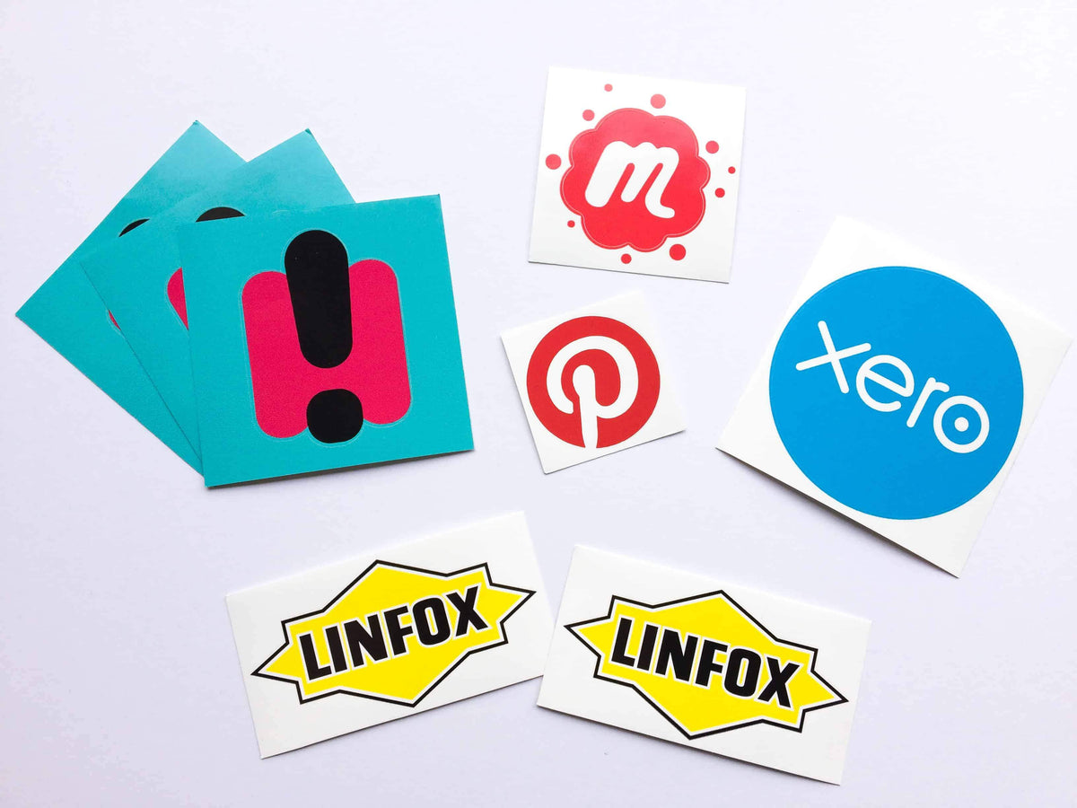 Custom KISS Cut Stickers - Shaped just for your brand and design