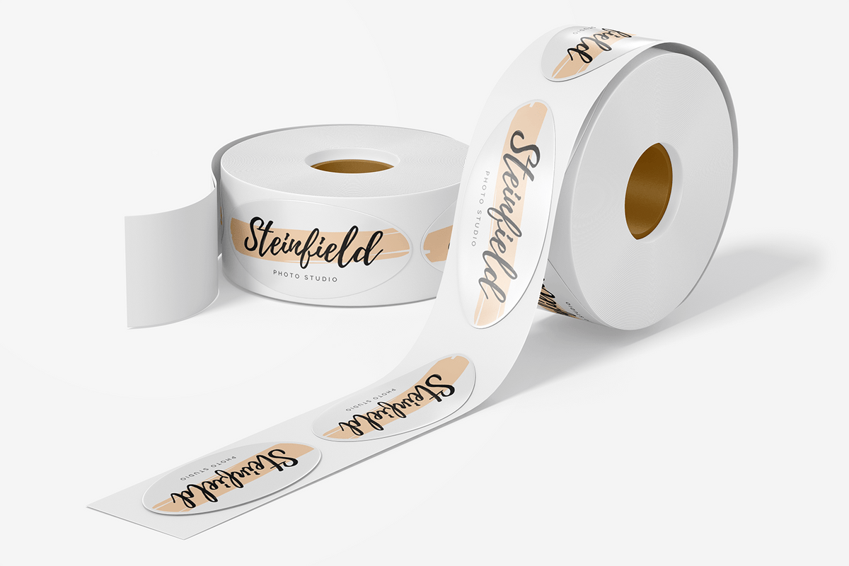 Oval Roll Labels