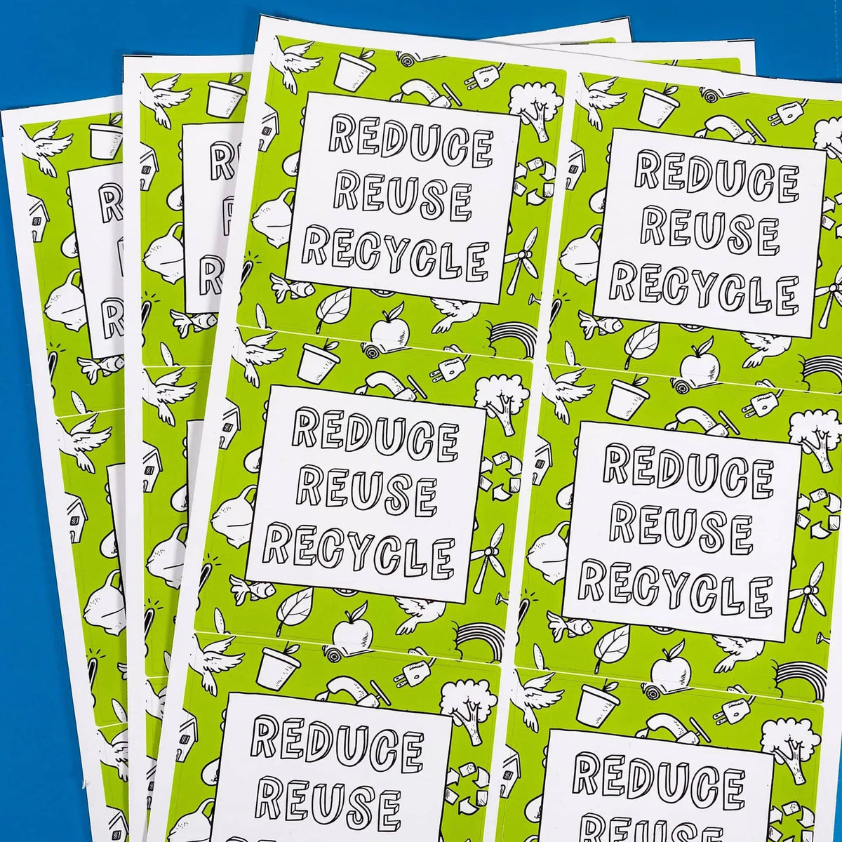 High-Tack Sticker Sheet Labels