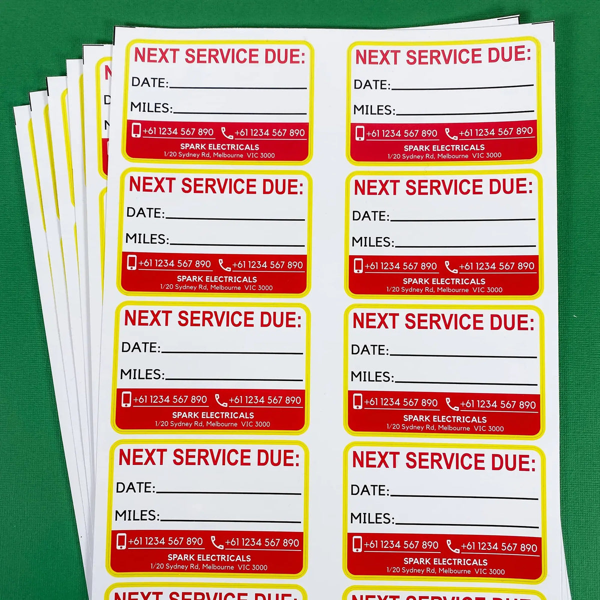 High-Tack Sticker Sheet Labels