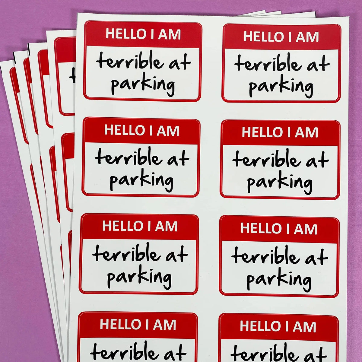 High-Tack Sticker Sheet Labels