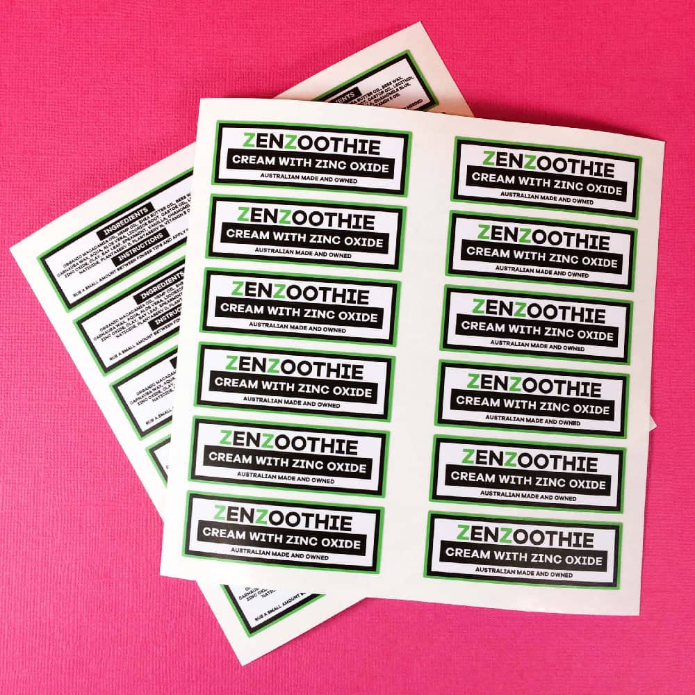 Rectangle Sheet Labels