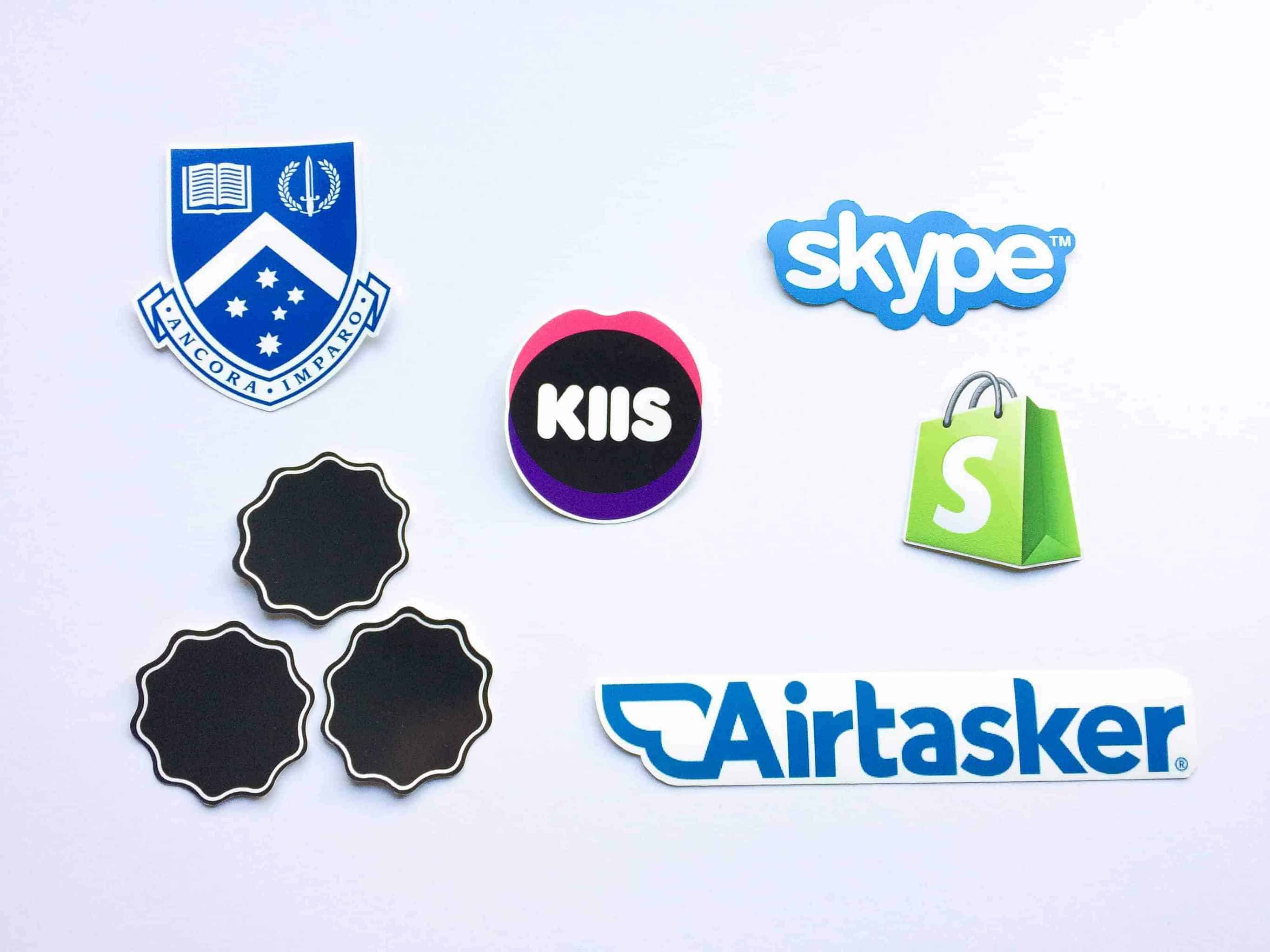 Custom Die Cut Stickers are great to hand out at university clubs and groups, radio stations, expos and events